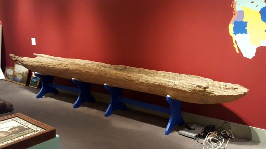 dugout canoe, curtis pond, south canaan township, pa, ca