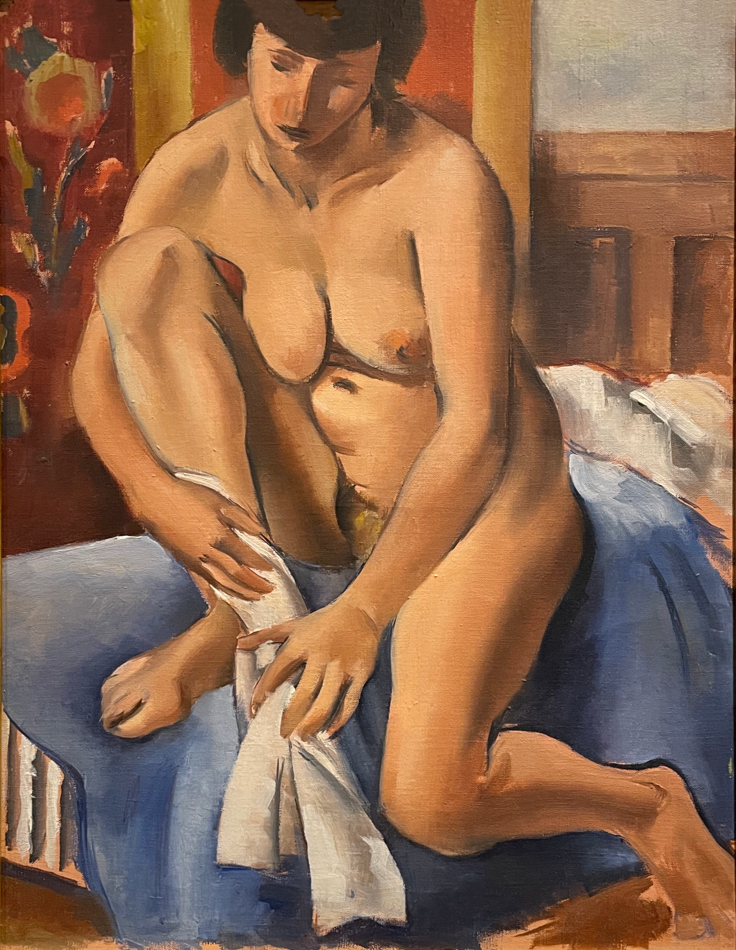 Nude Drying Her Feet (3)